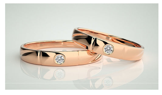 Couple Band Rings#136