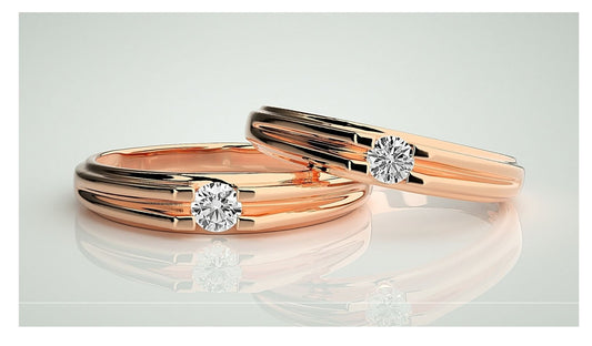 Couple Band Rings#139