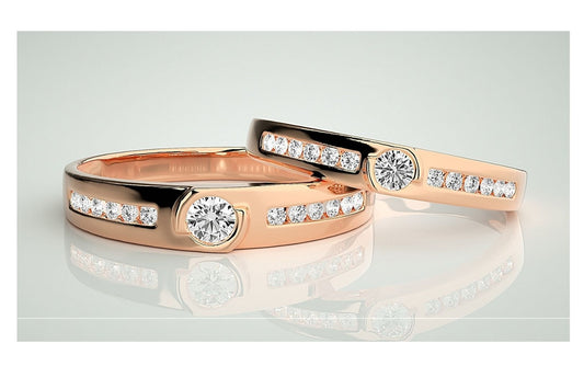 Couple Band Rings#140