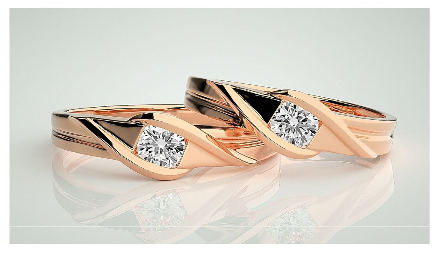 Couple Band Rings#144