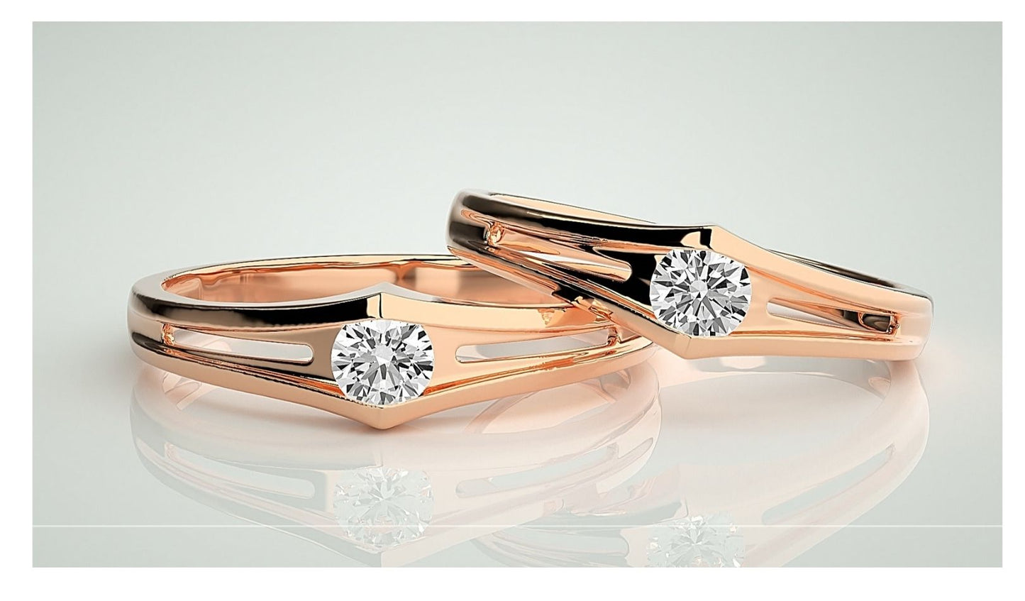 Couple Band Rings#145