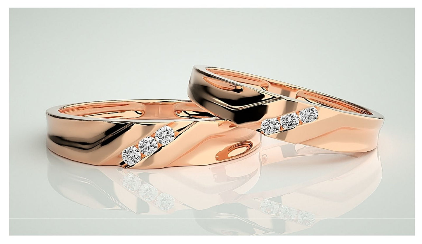 Couple Band Rings#147