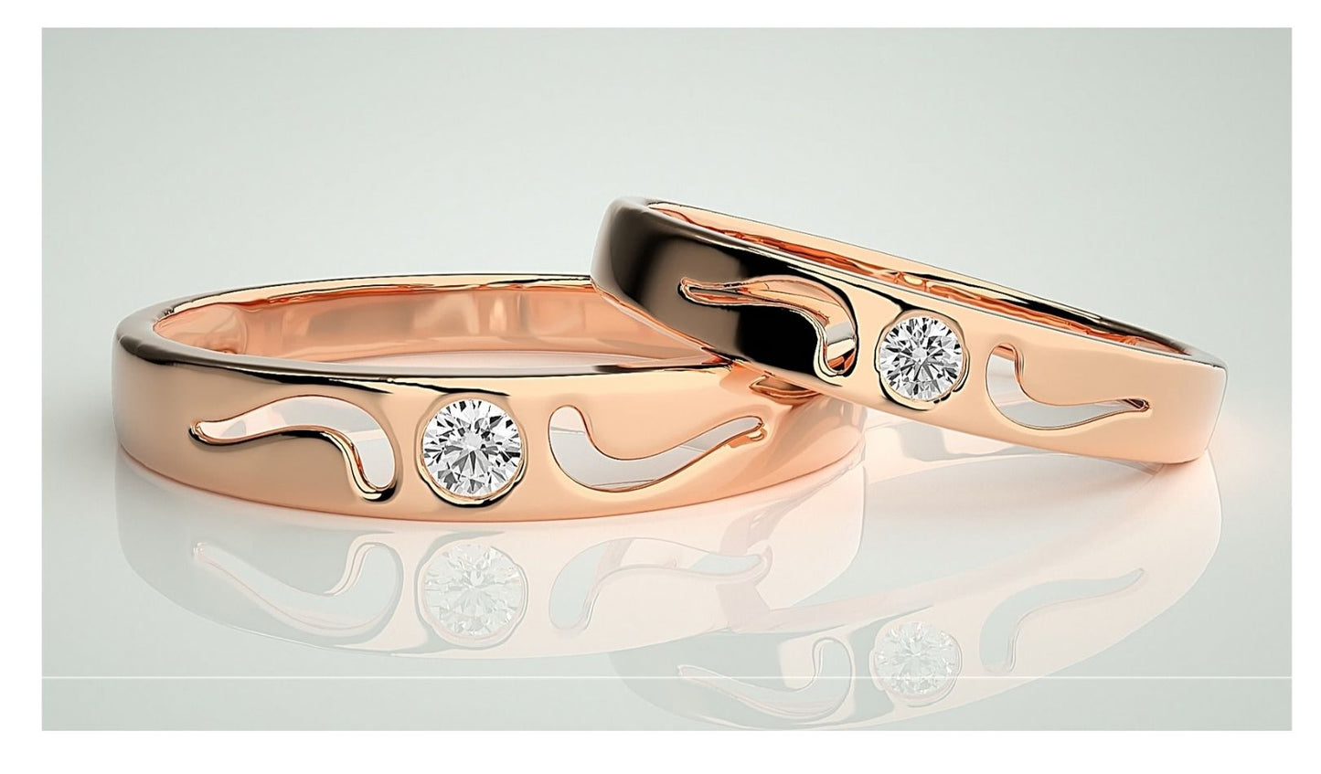 Couple Band Rings#148