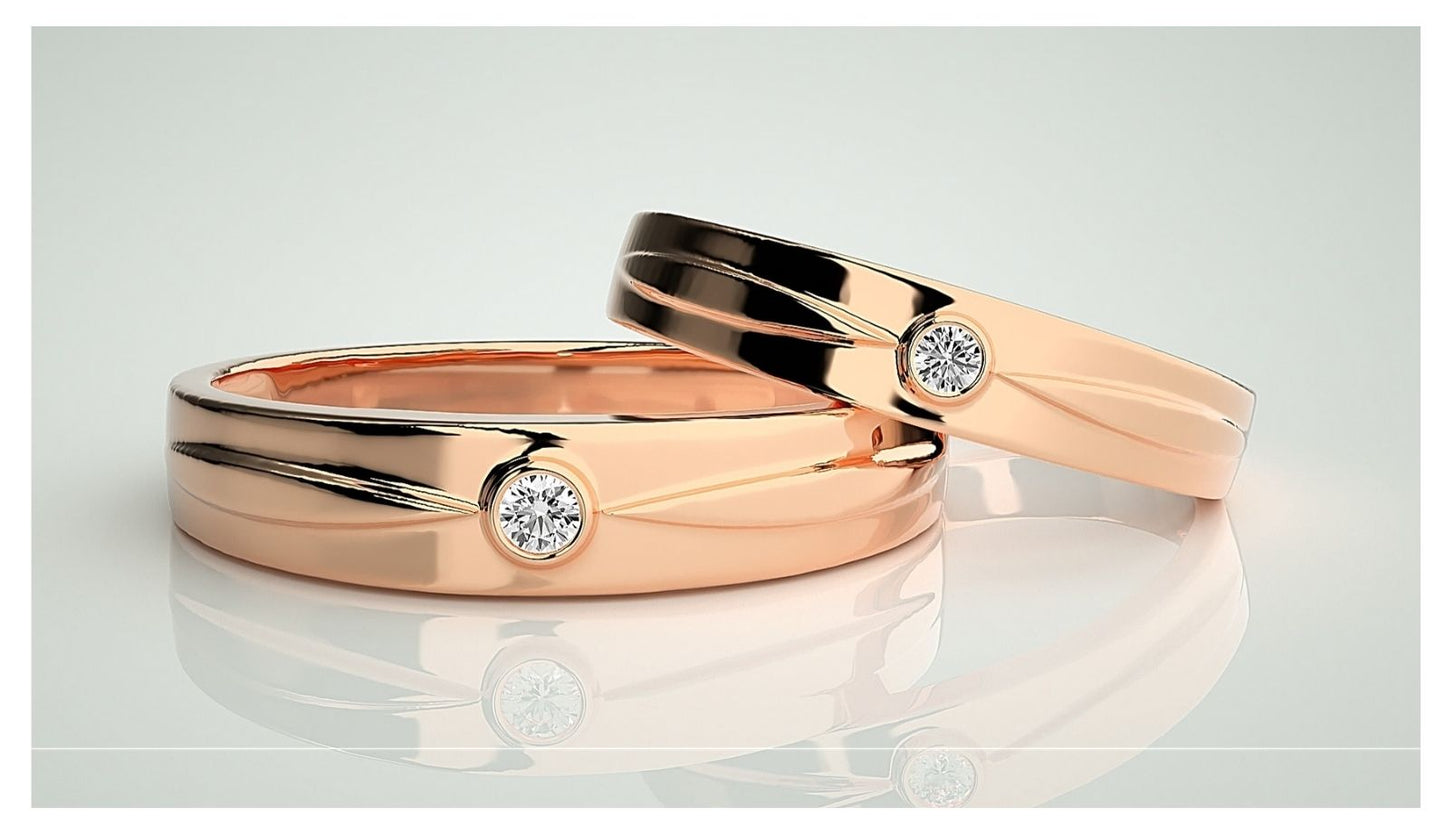 Couple Band Rings#150