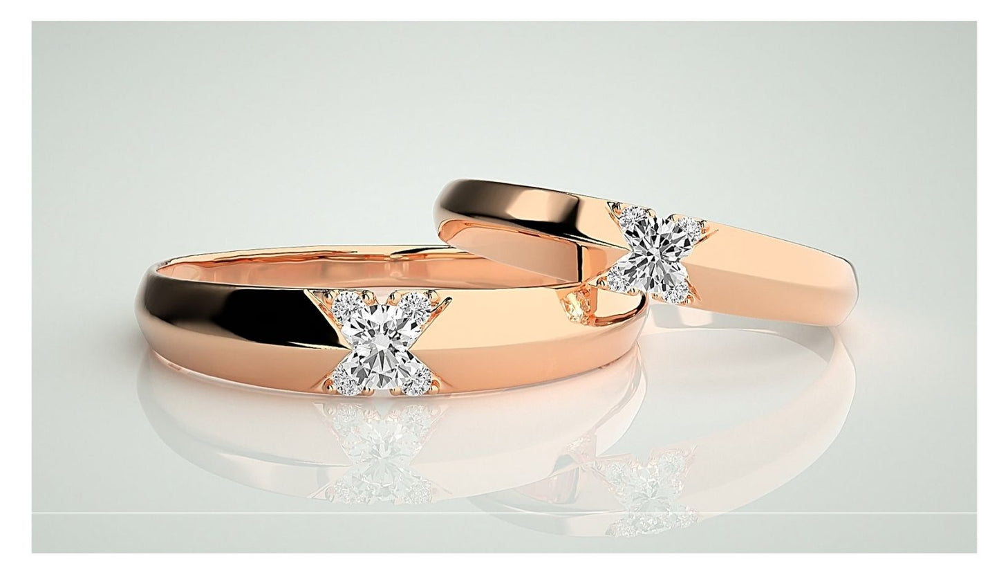 Couple Band Rings#157