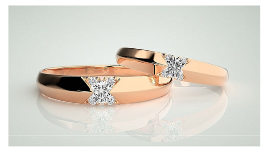 Couple Band Rings#157