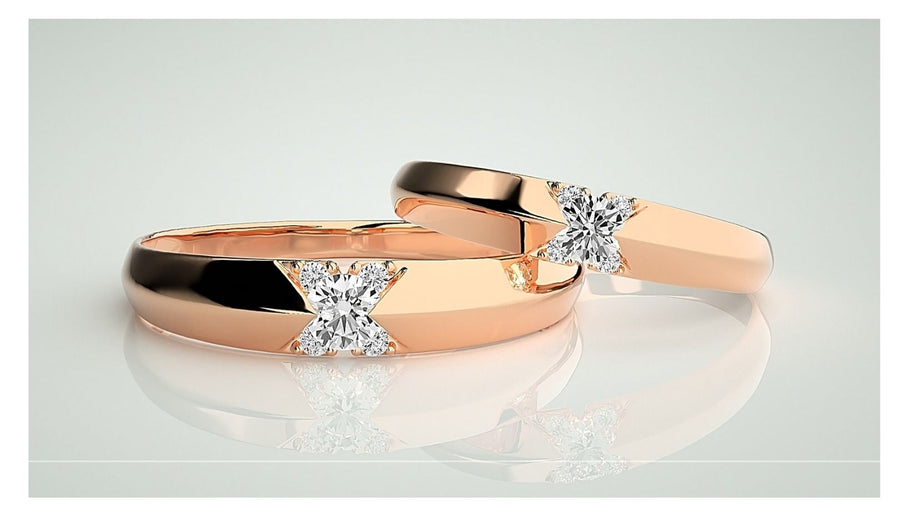 Couple Band Rings#157