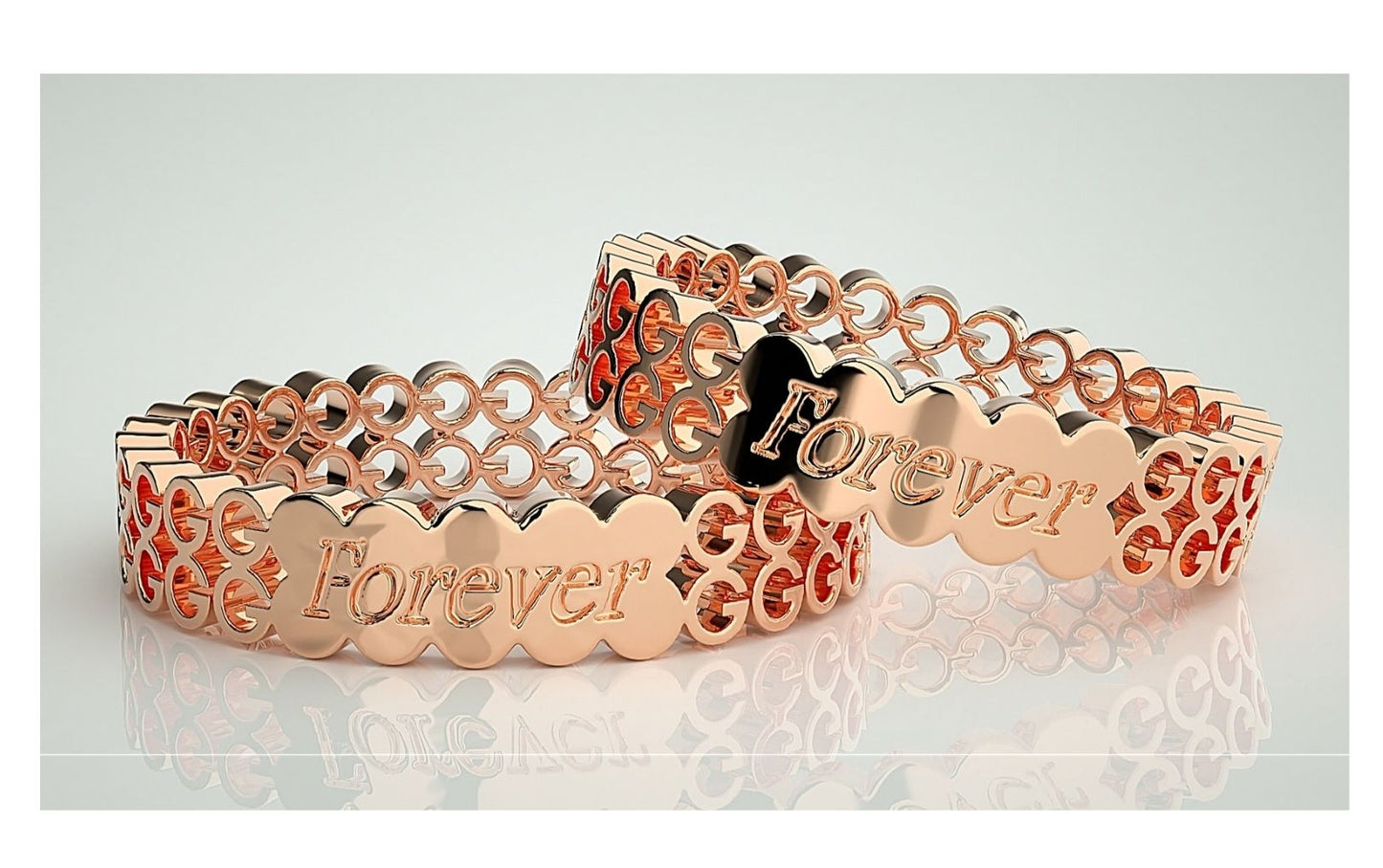 Couple Band Rings#158