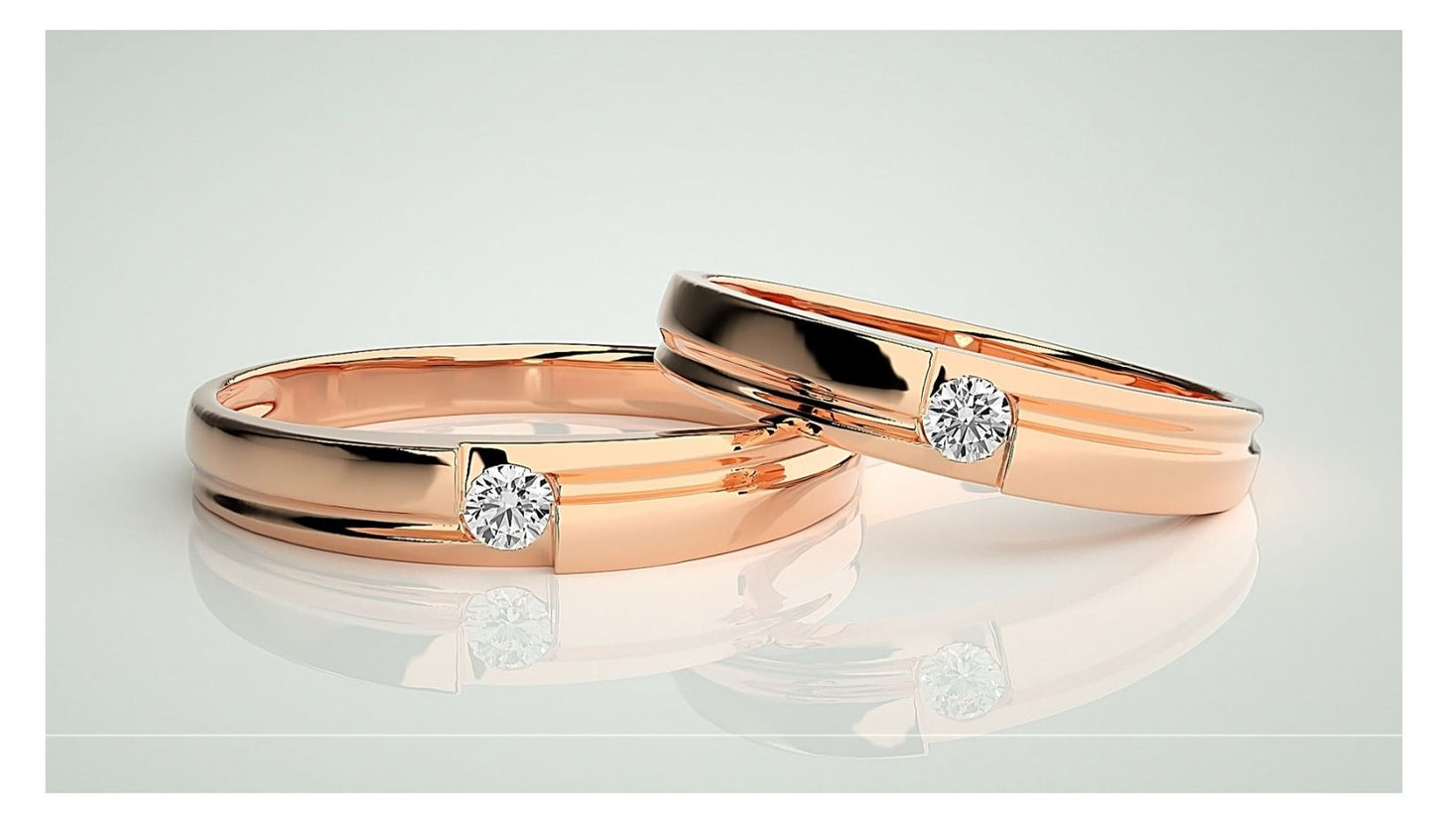 Couple Band Rings#160