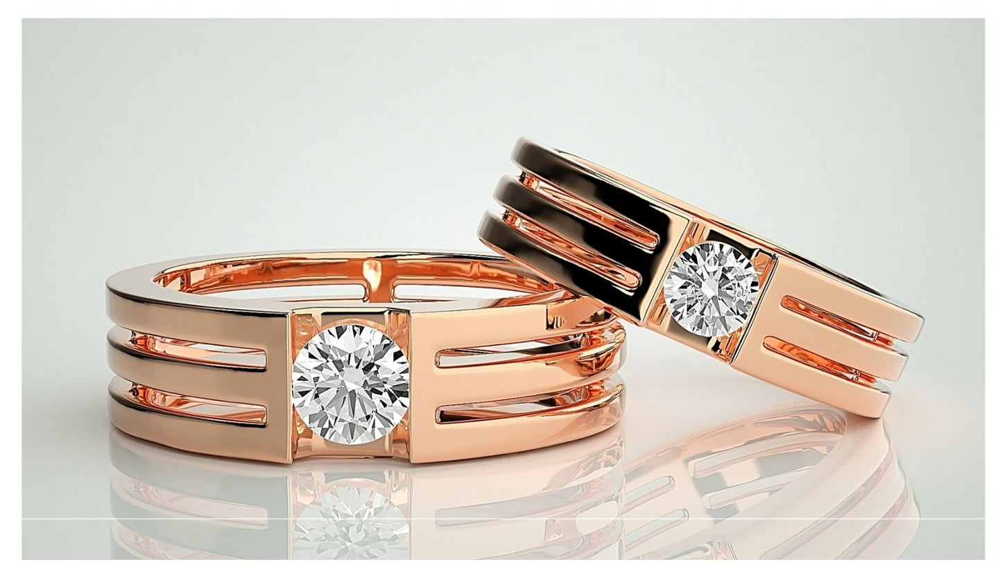 Couple Band Rings#162