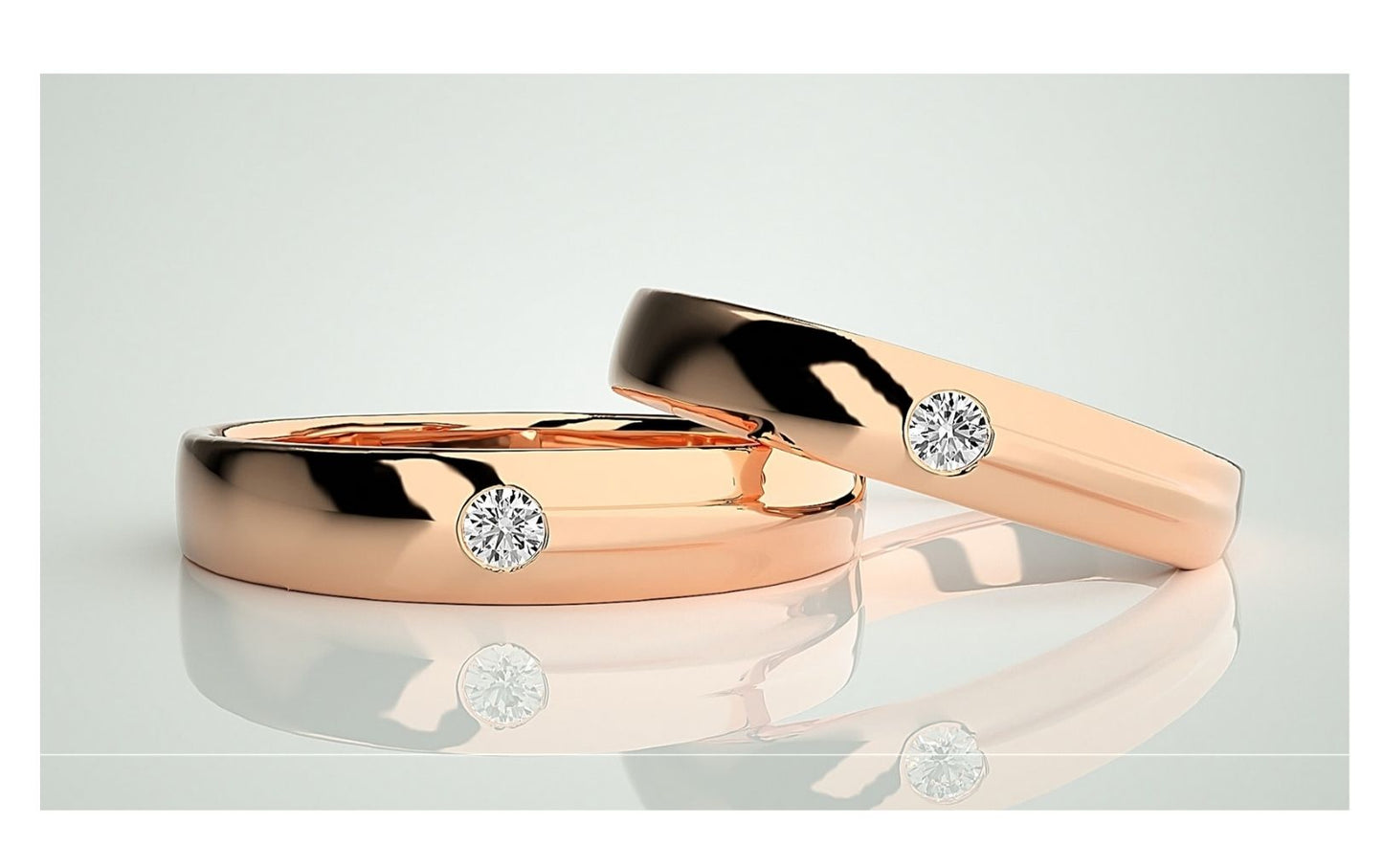 Couple Band Rings#167