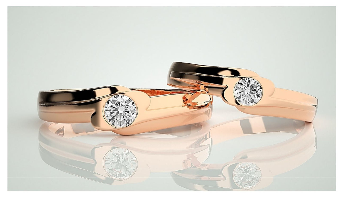 Couple Band Rings#168
