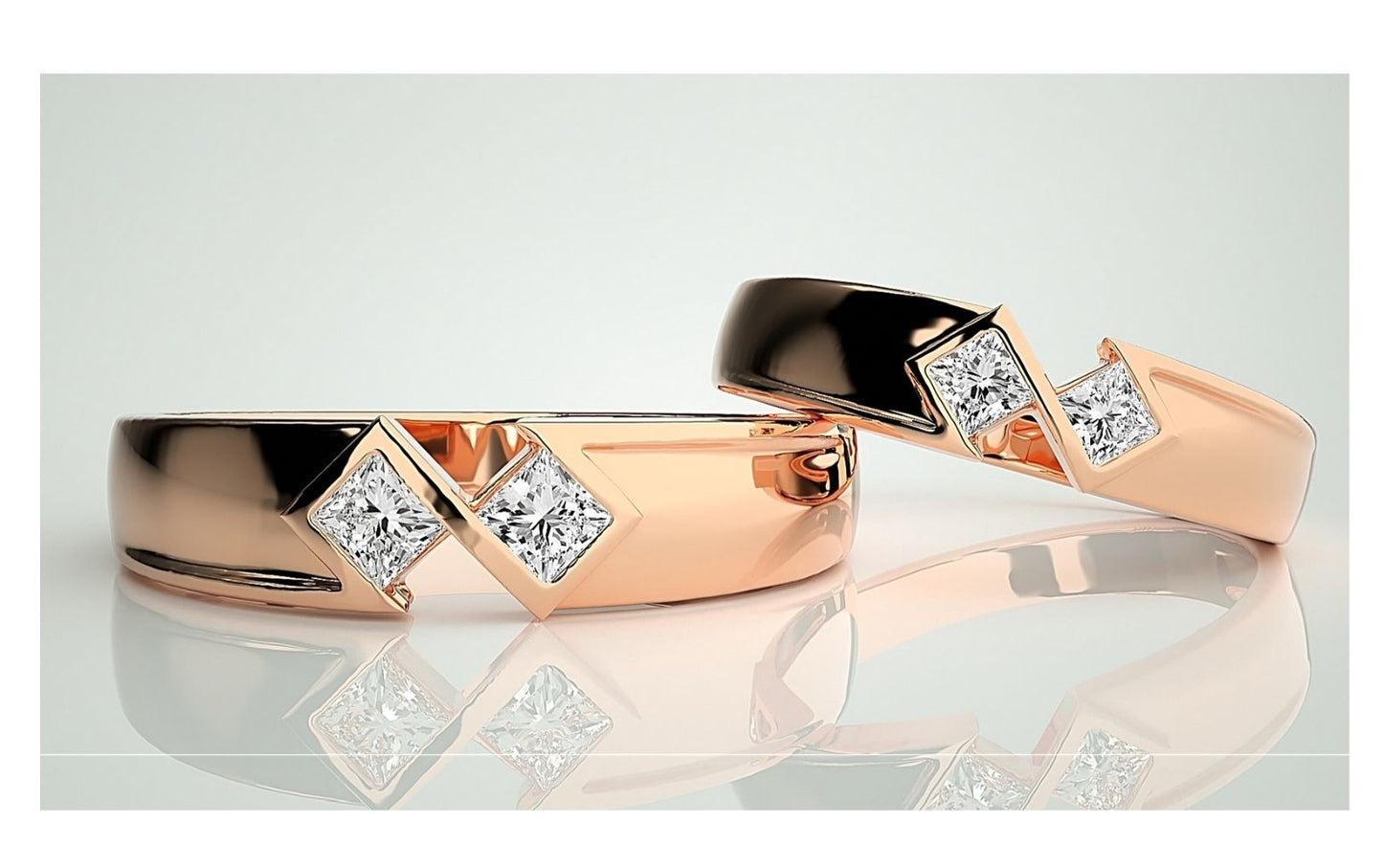 Couple Band Rings#170