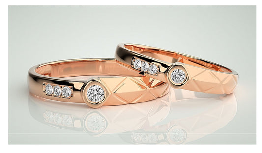 Couple Band Rings#175