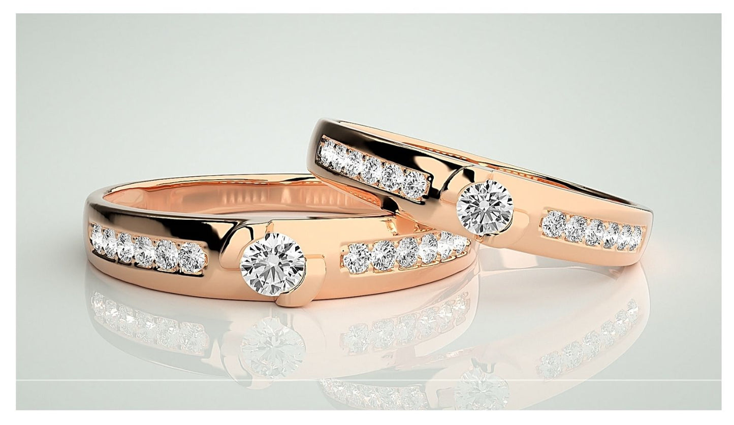 Couple Band Rings#177
