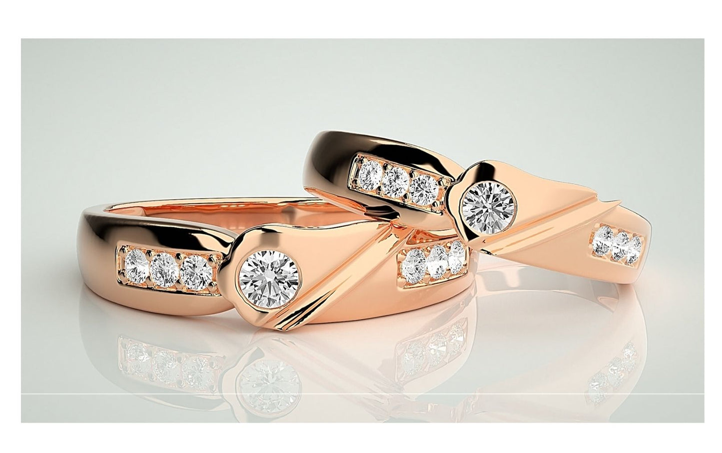 Couple Band Rings#179