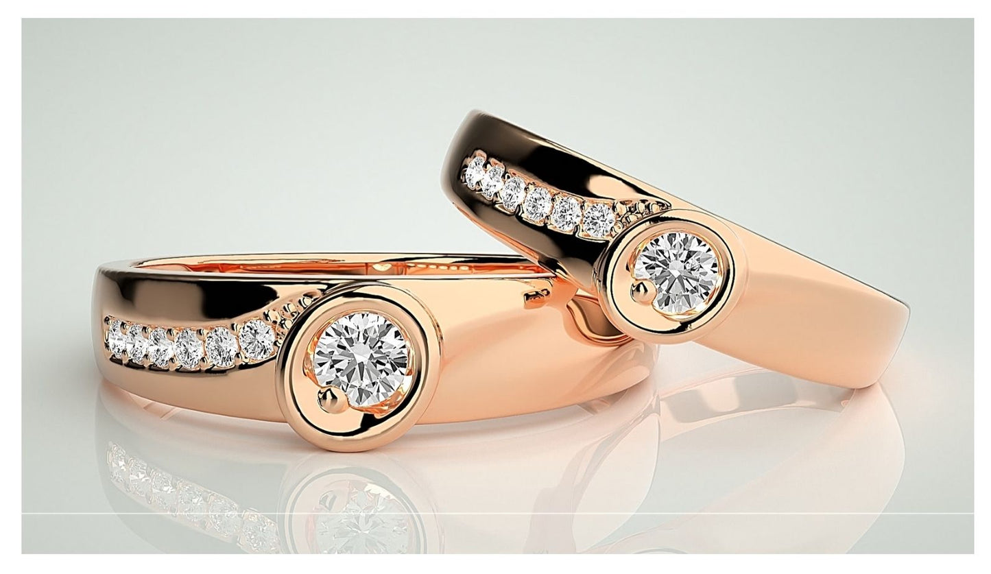 Couple Band Rings#180