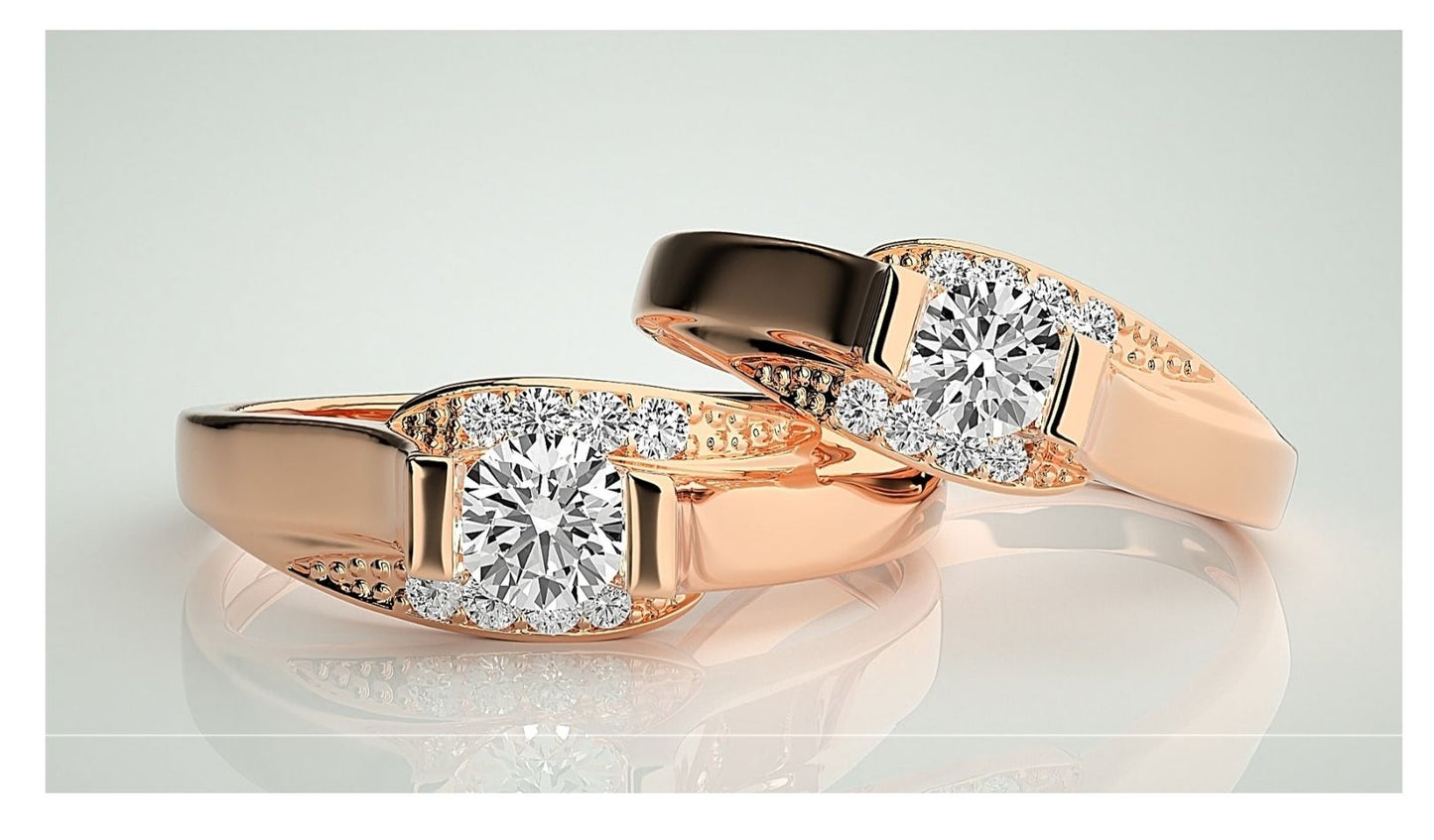Couple Band Rings#181