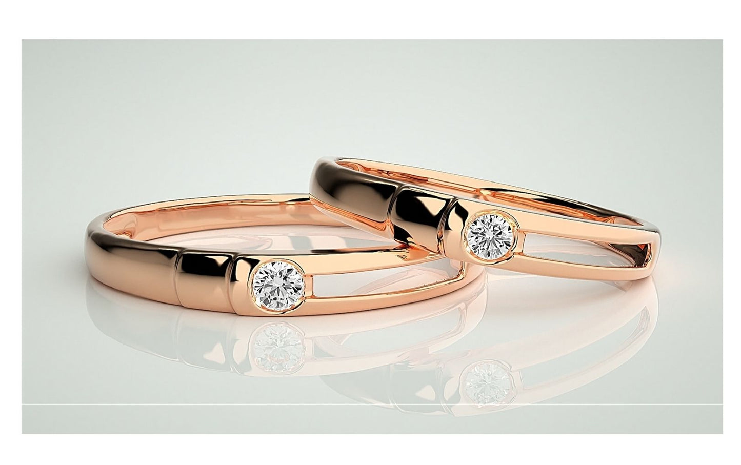 Couple Band Rings#188