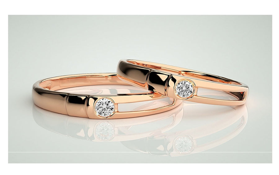 Couple Band Rings#188