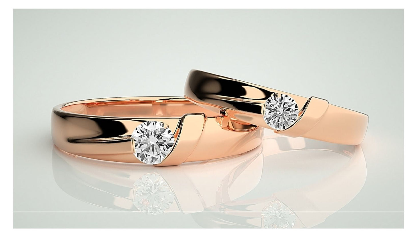 Couple Band Rings#190