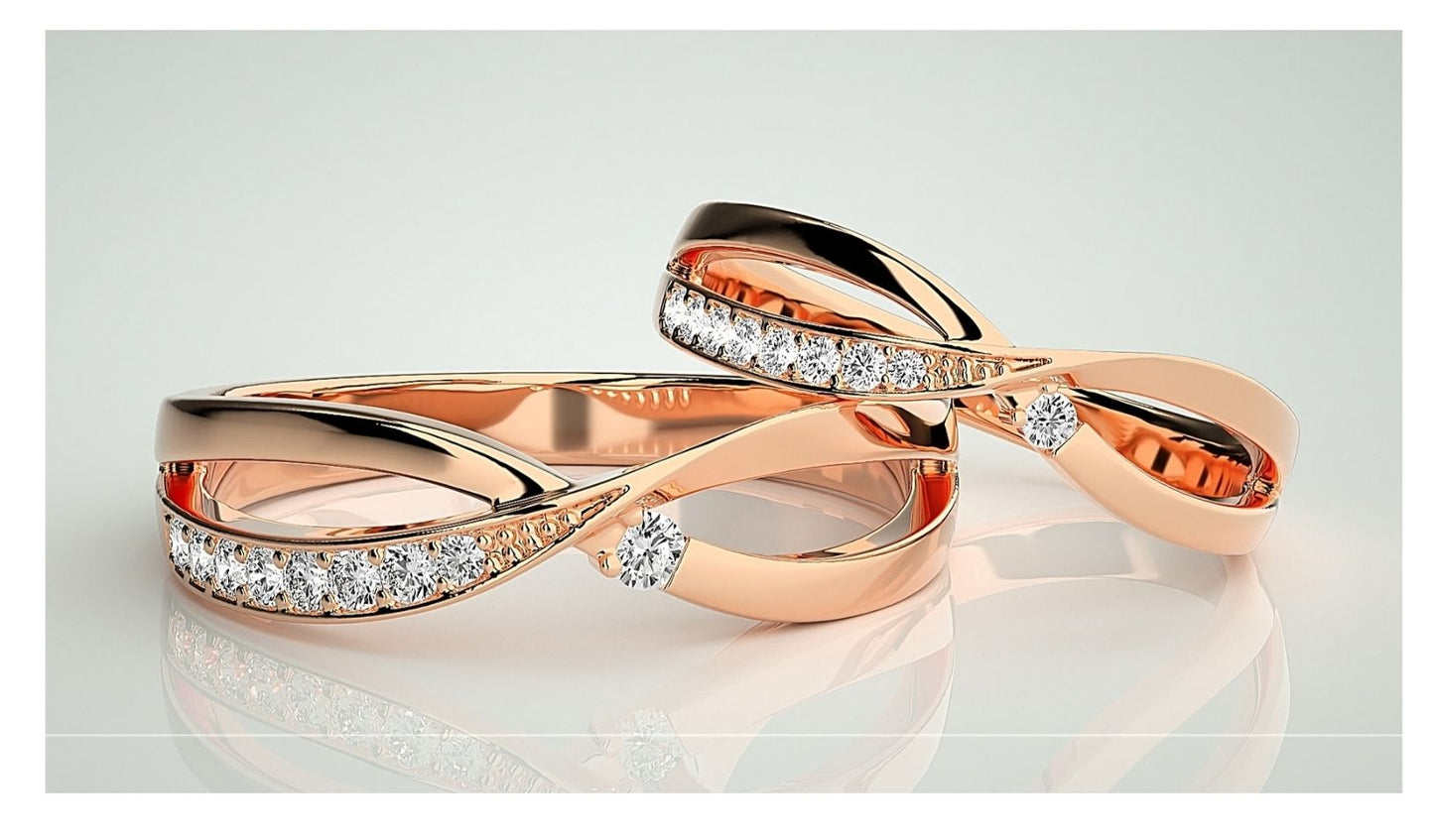 Couple Band Rings#193