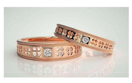 Couple Band Rings#23