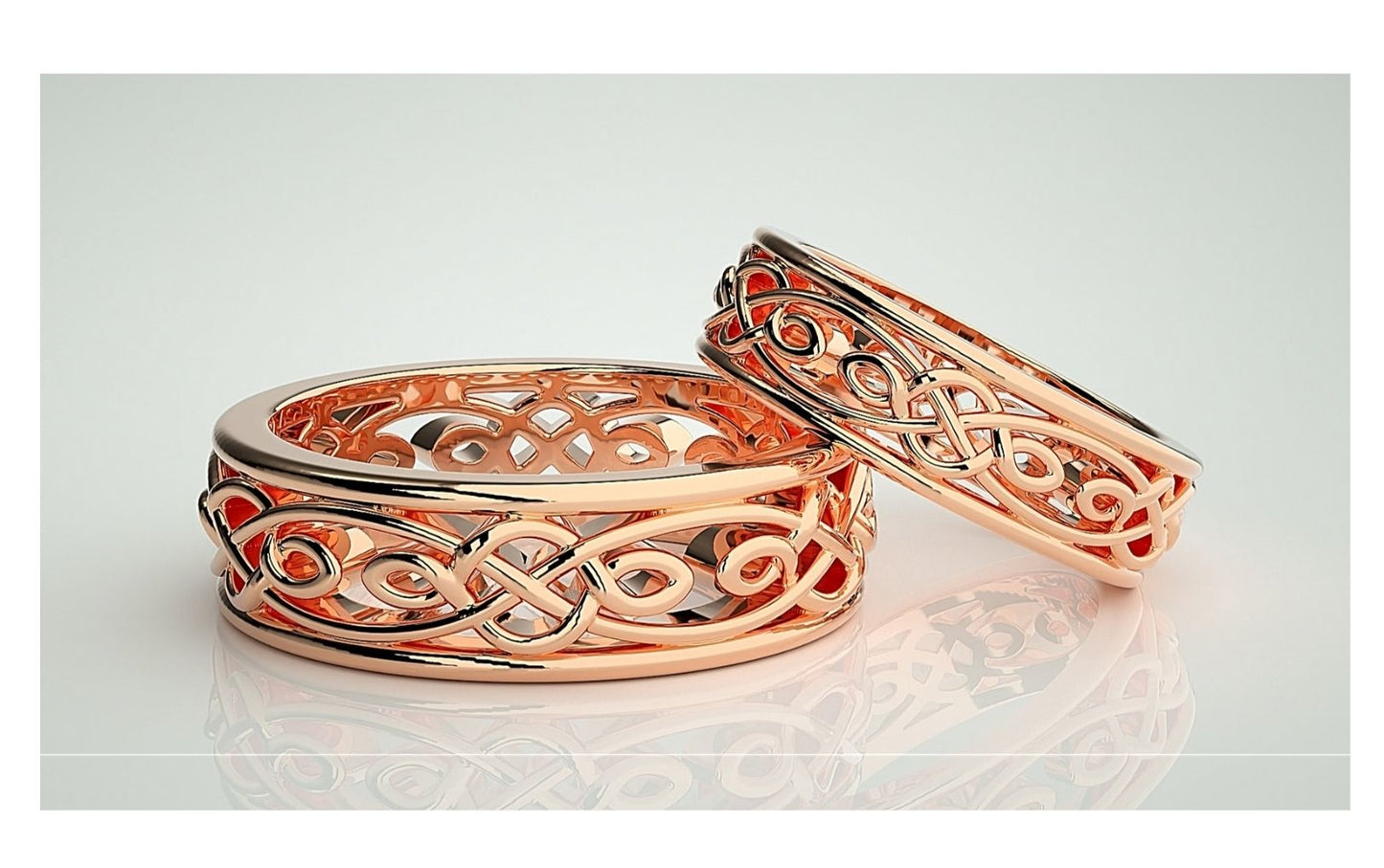 Couple Band Rings#24