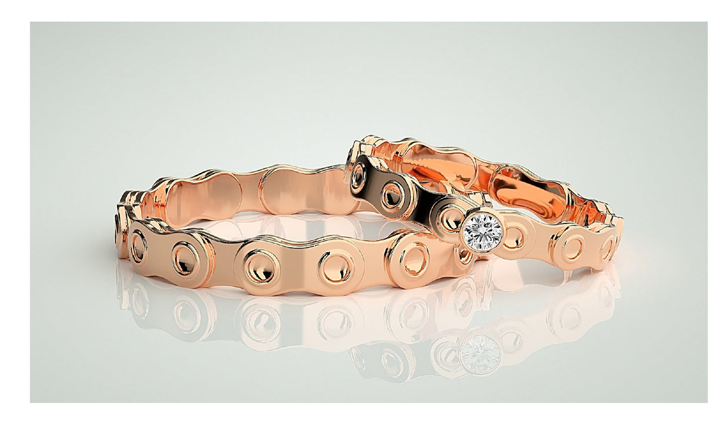 Couple Band Rings#26