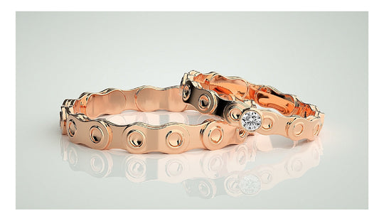Couple Band Rings#26