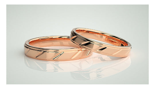 Couple Band Rings#28