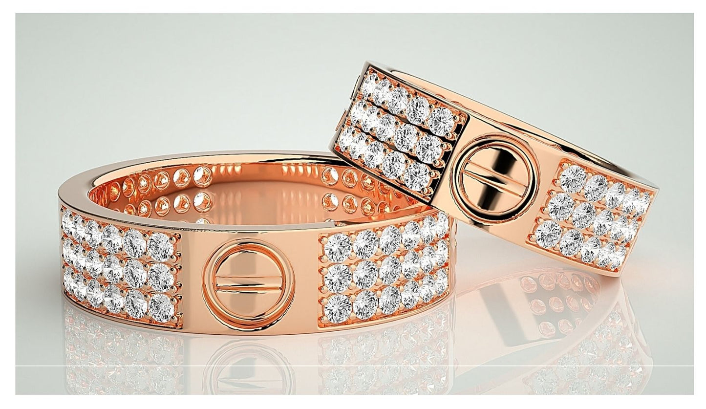 Couple Band Rings#03