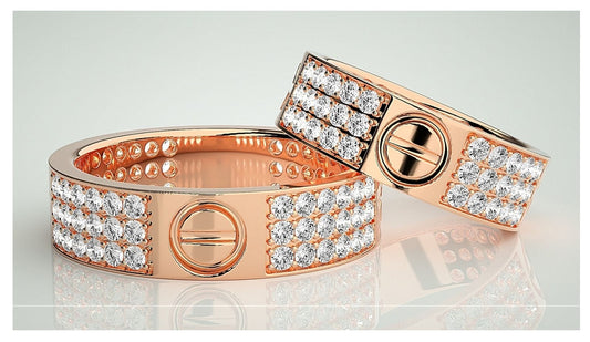 Couple Band Rings#03