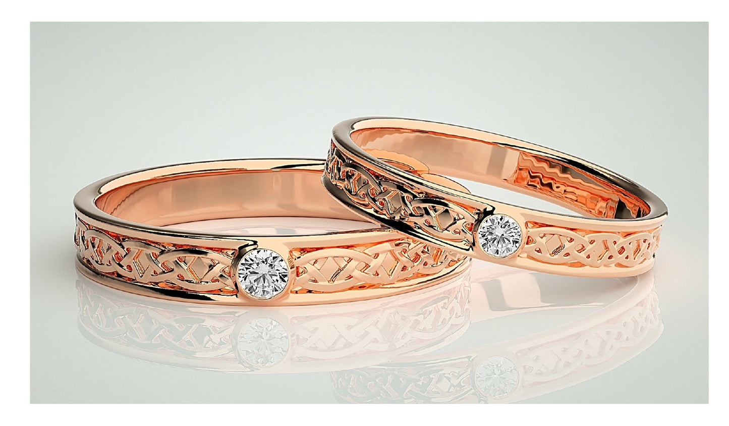 Couple Band Rings#30
