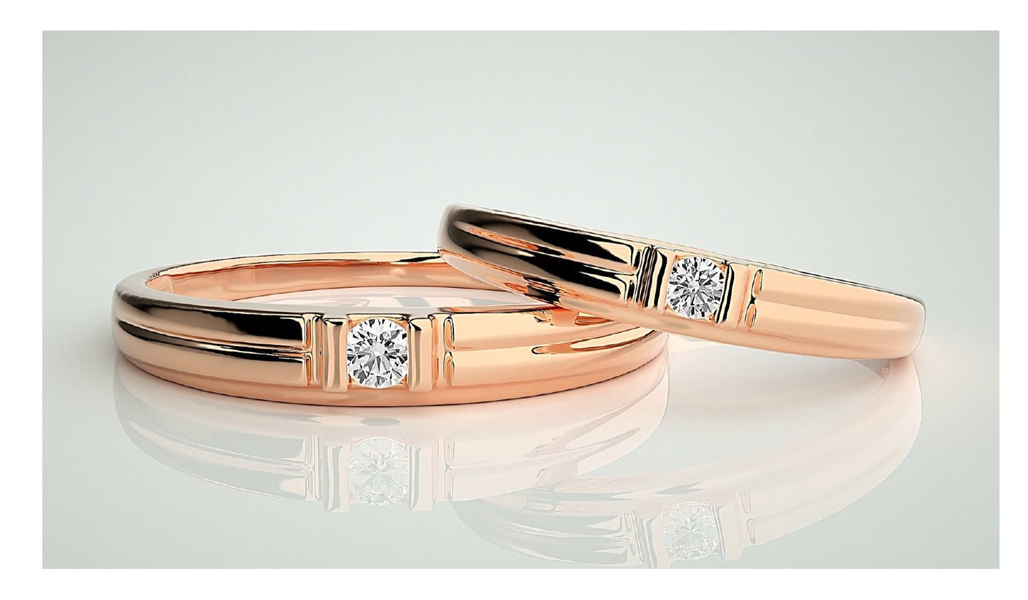 Couple Band Rings#33