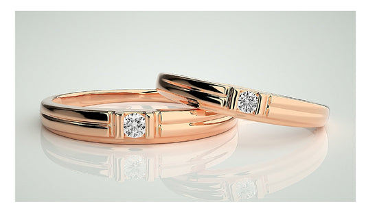 Couple Band Rings#33