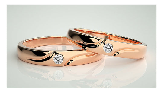 Couple Band Rings#40