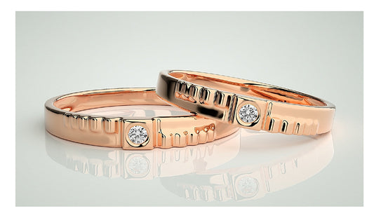 Couple Band Rings#43
