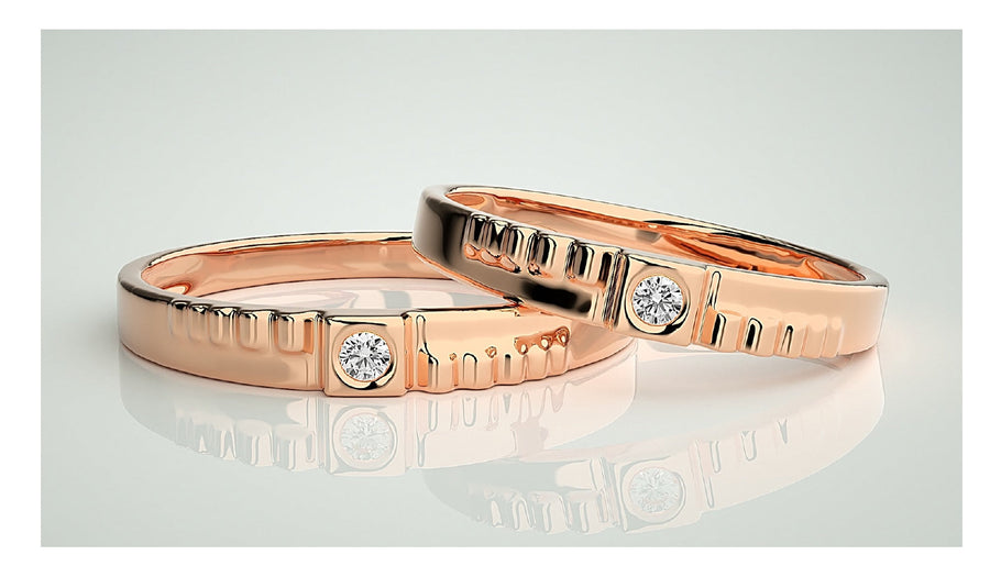 Couple Band Rings#43