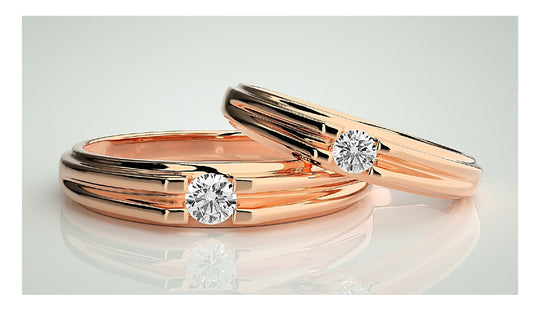 Couple Band Rings#44