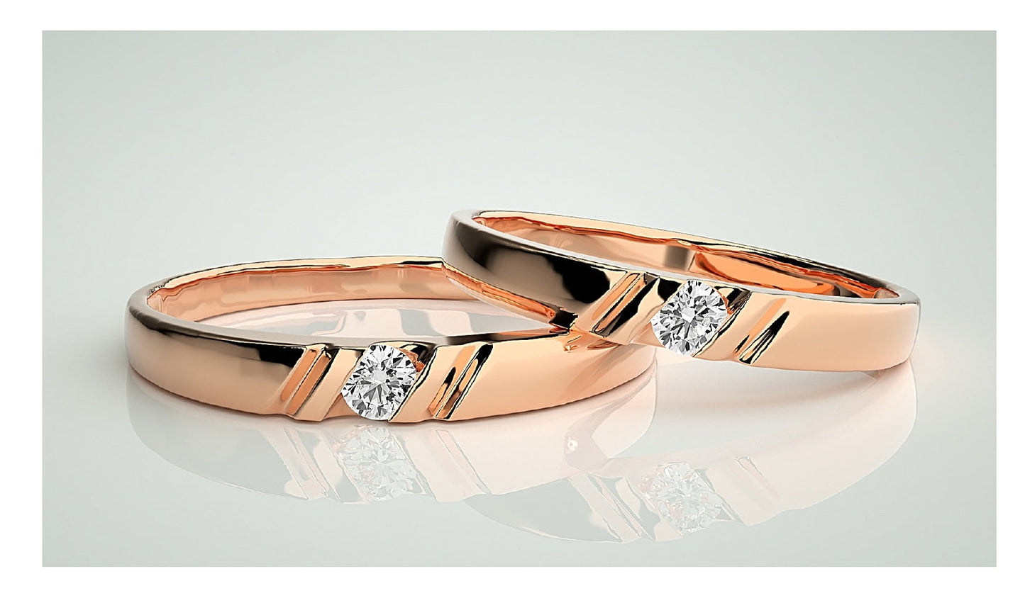 Couple Band Rings#47
