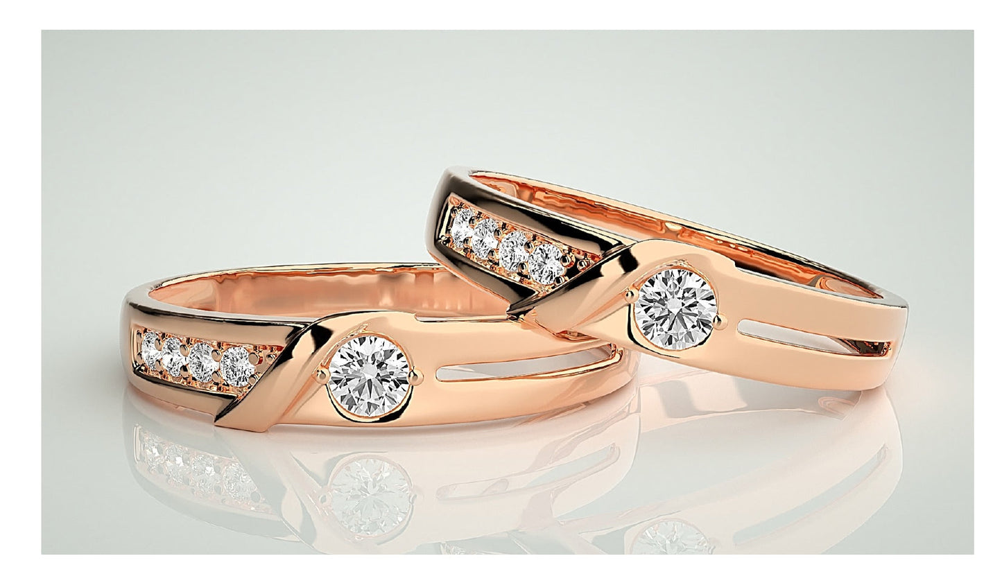 Couple Band Rings#48