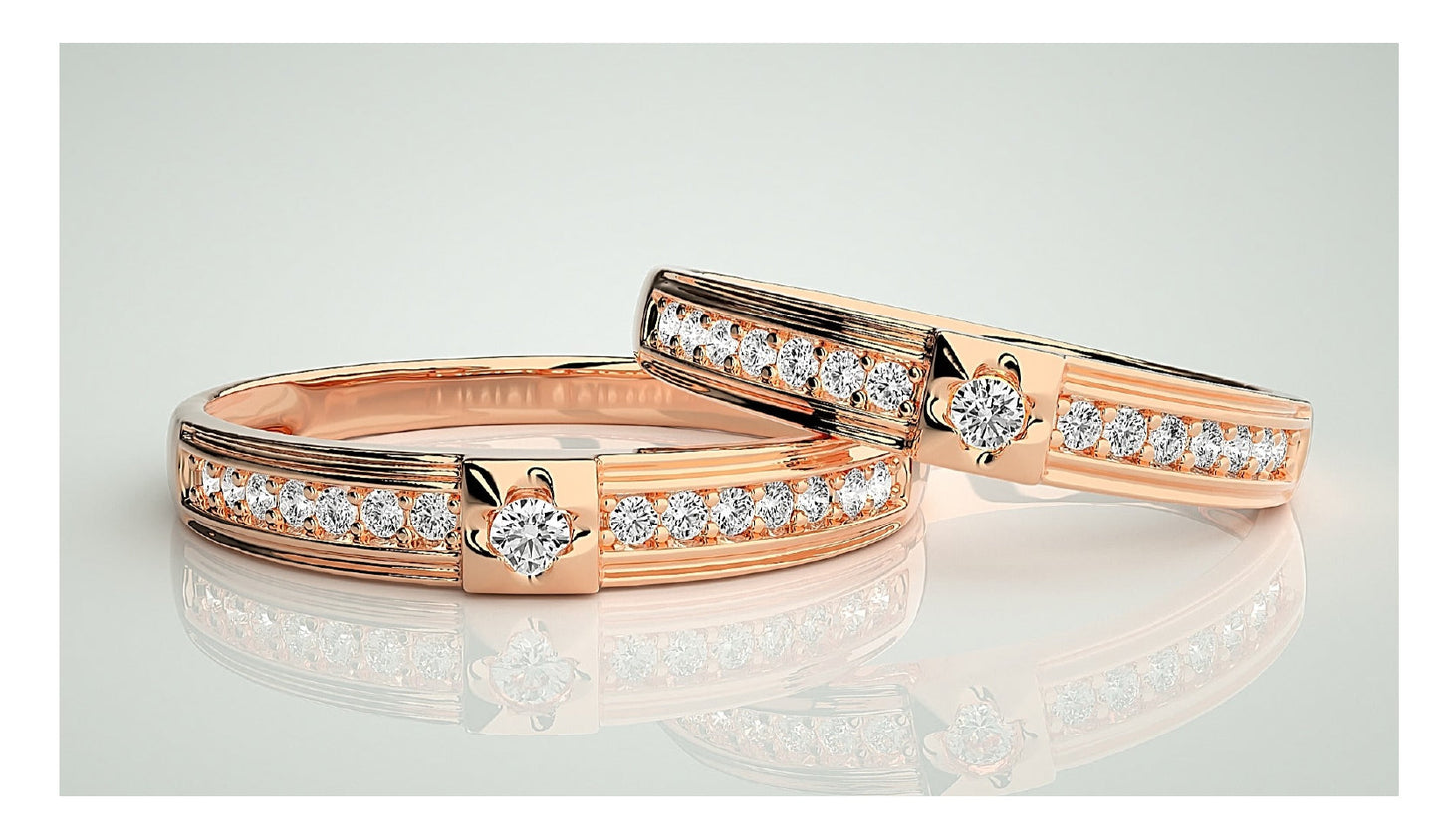 Couple Band Rings#49