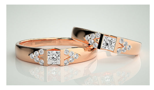 Couple Band Rings#51