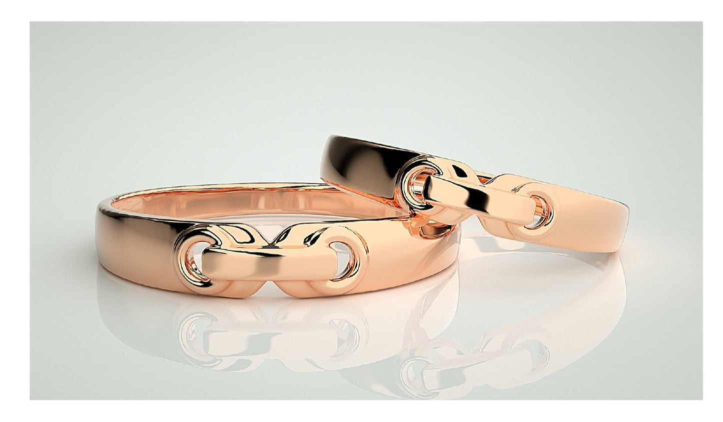Couple Band Rings#53