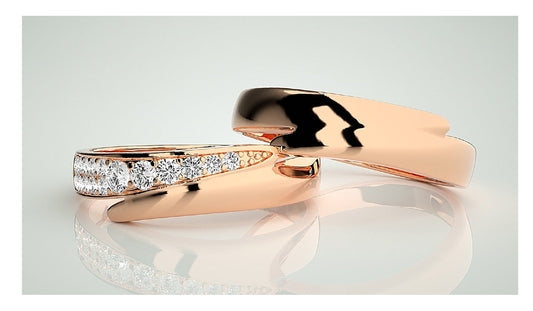 Couple Band Rings#57