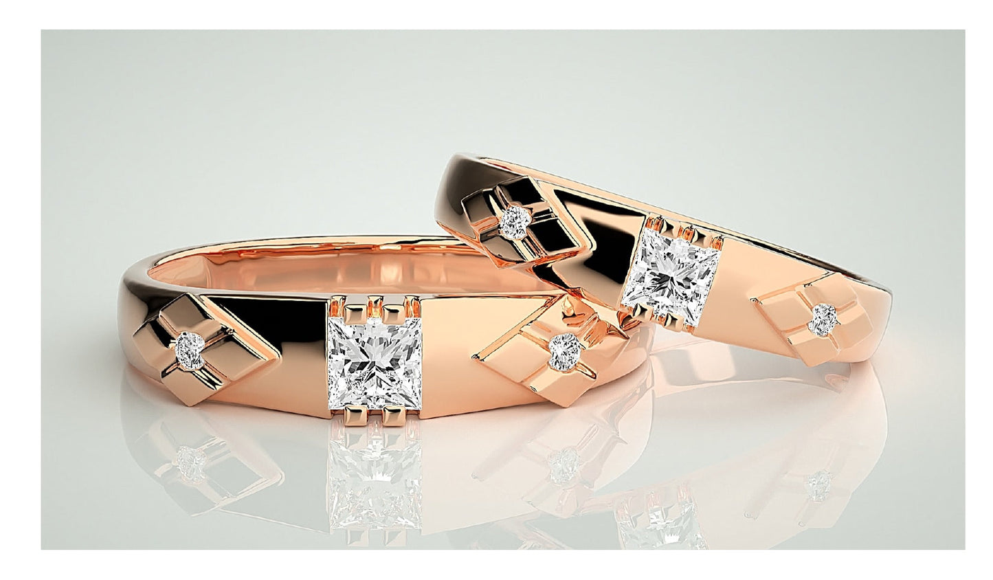 Couple Band Rings#59