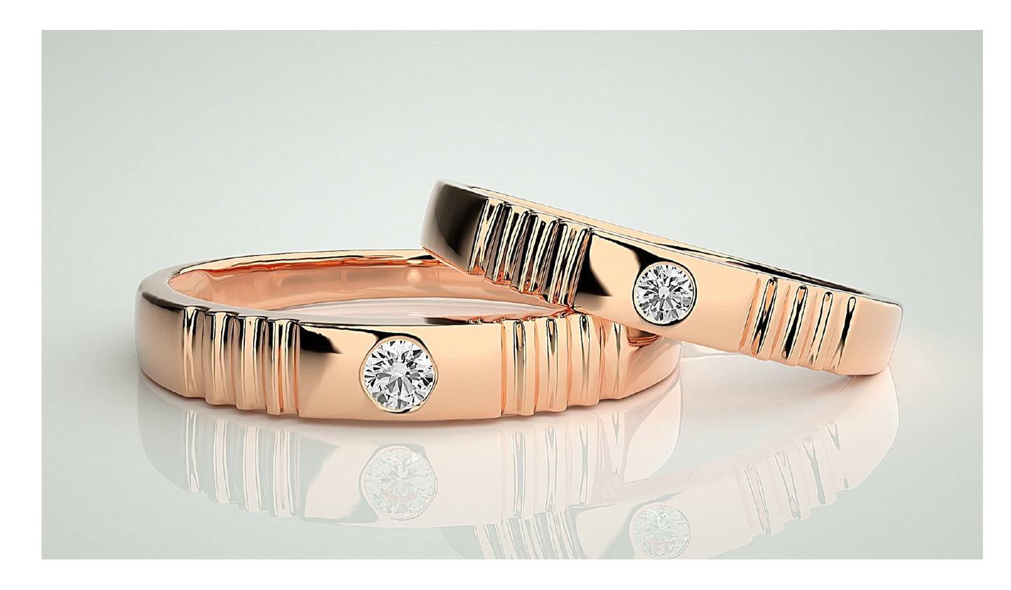Couple Band Rings#67