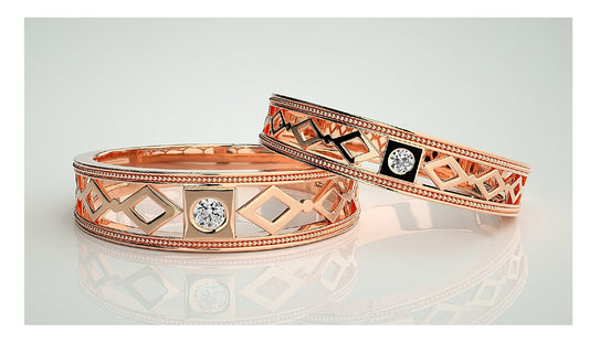 Couple Band Rings#71