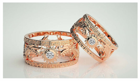 Couple Band Rings#75